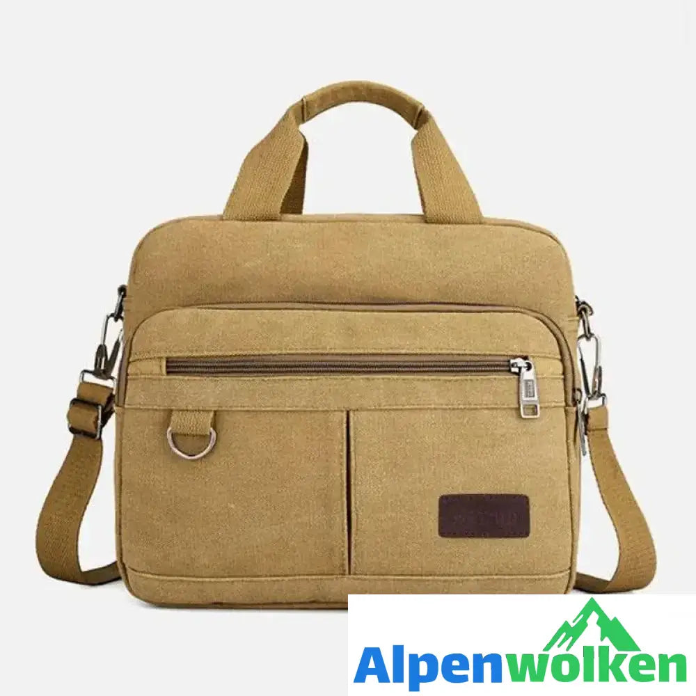 Alpenwolken - Herren Business Handtasche Umhängetasche mit großem Fassungsvermögen