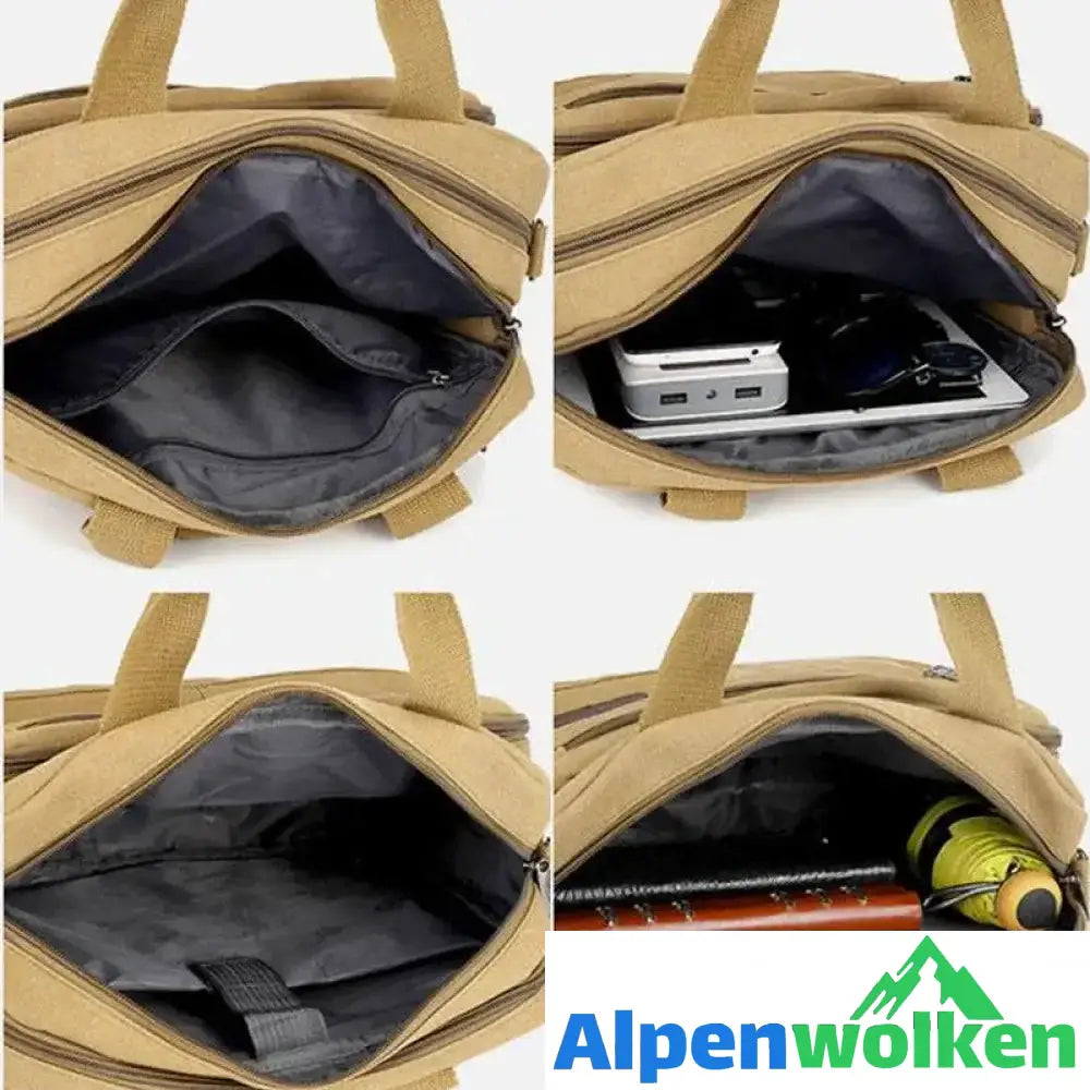 Alpenwolken - Herren Business Handtasche Umhängetasche mit großem Fassungsvermögen