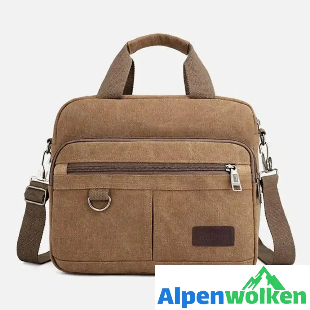 Alpenwolken - Herren Business Handtasche Umhängetasche mit großem Fassungsvermögen