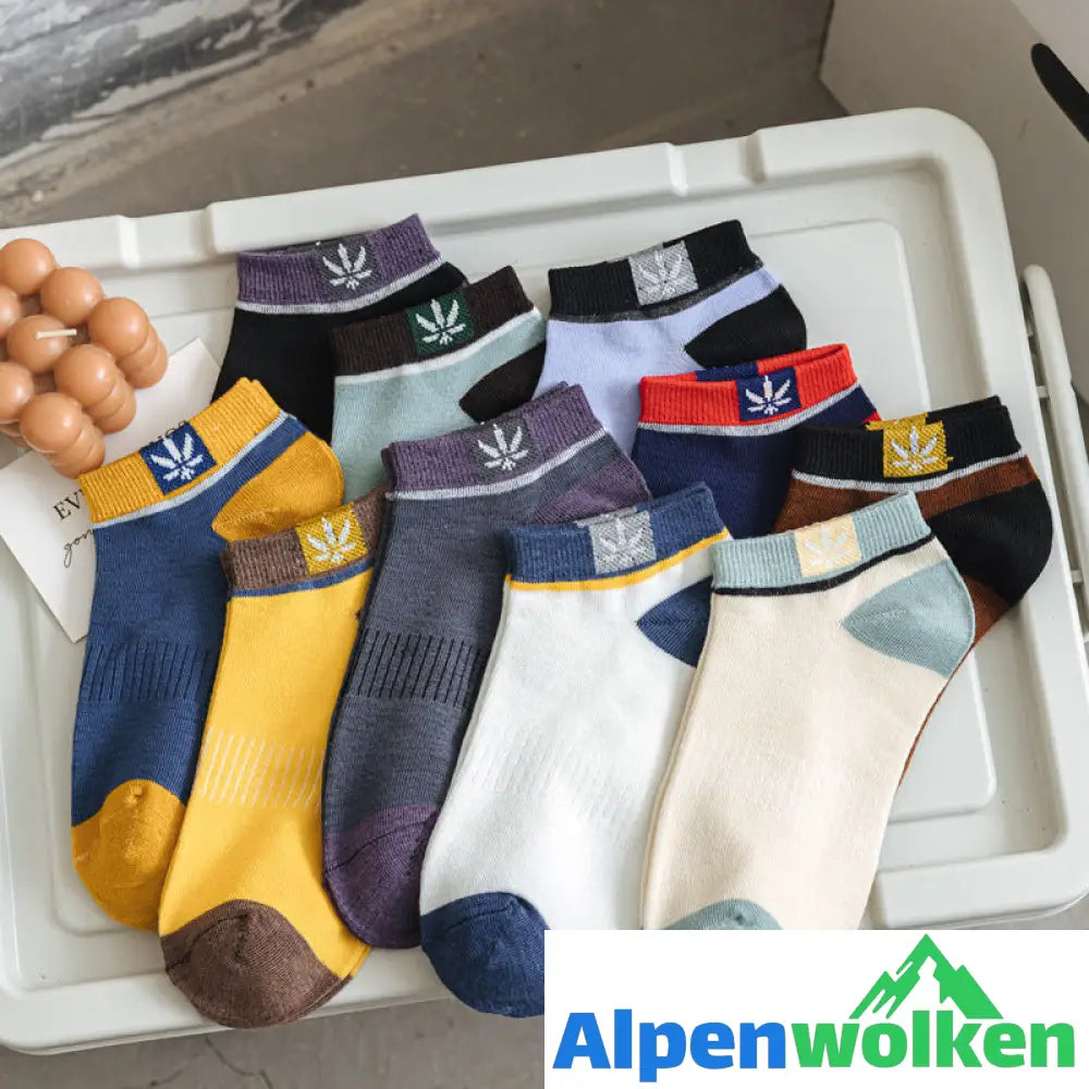 Alpenwolken - 🌈Herren Frühjahr Sommer Sport dünne Socken 😍(10 Paare)😍