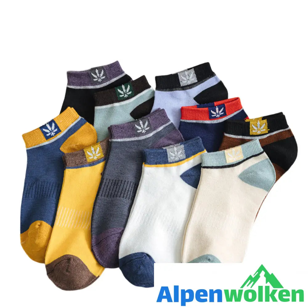 Alpenwolken - 🌈Herren Frühjahr Sommer Sport dünne Socken 😍(10 Paare)😍