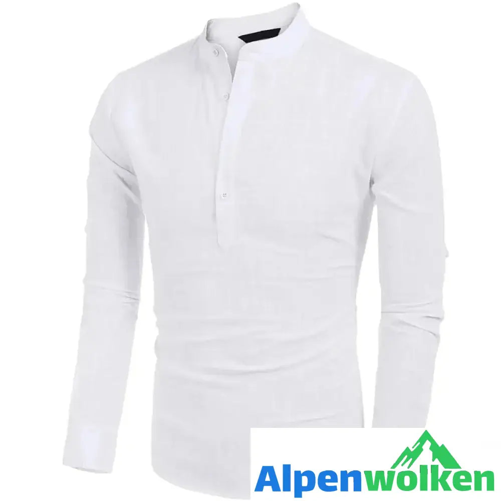 Alpenwolken - Herren Lässiges Hippie-T-Shirt