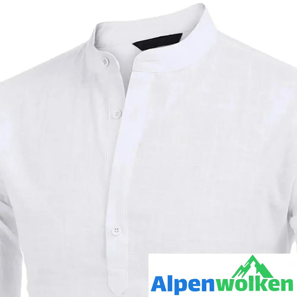 Alpenwolken - Herren Lässiges Hippie-T-Shirt