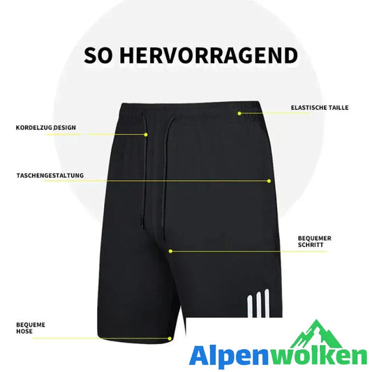 Alpenwolken - ✨Herren Shorts aus Eisseide✨