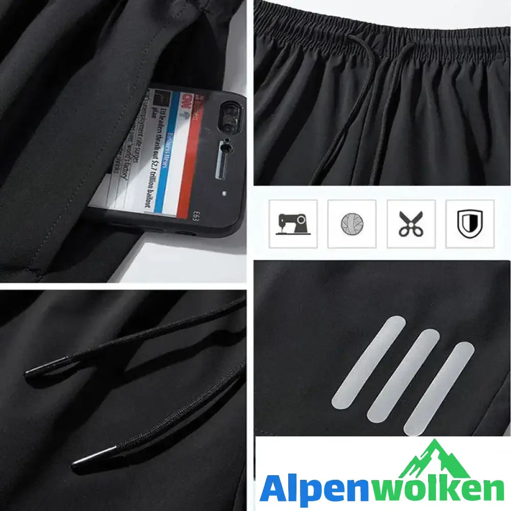 Alpenwolken - ✨Herren Shorts aus Eisseide✨