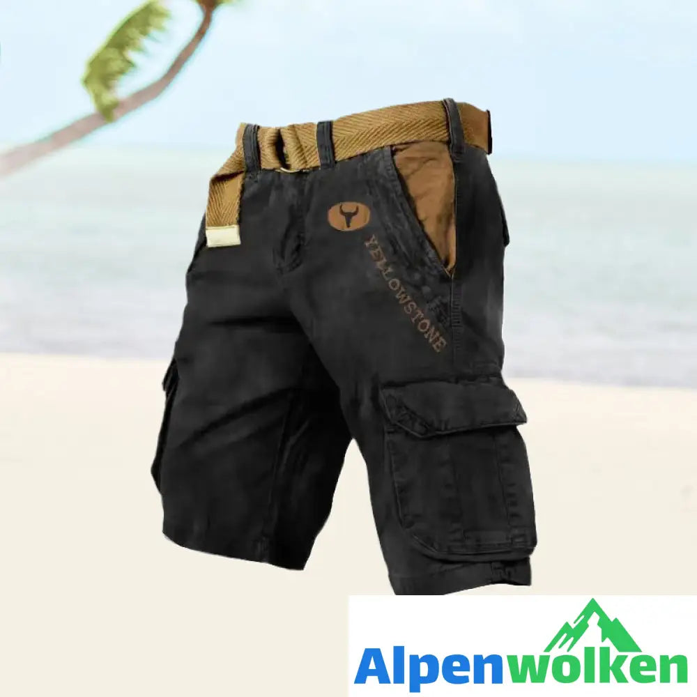 Alpenwolken - Herren-Shorts mit mehreren Taschen——🔥🔥Sommer-Vorverkaufsaktion