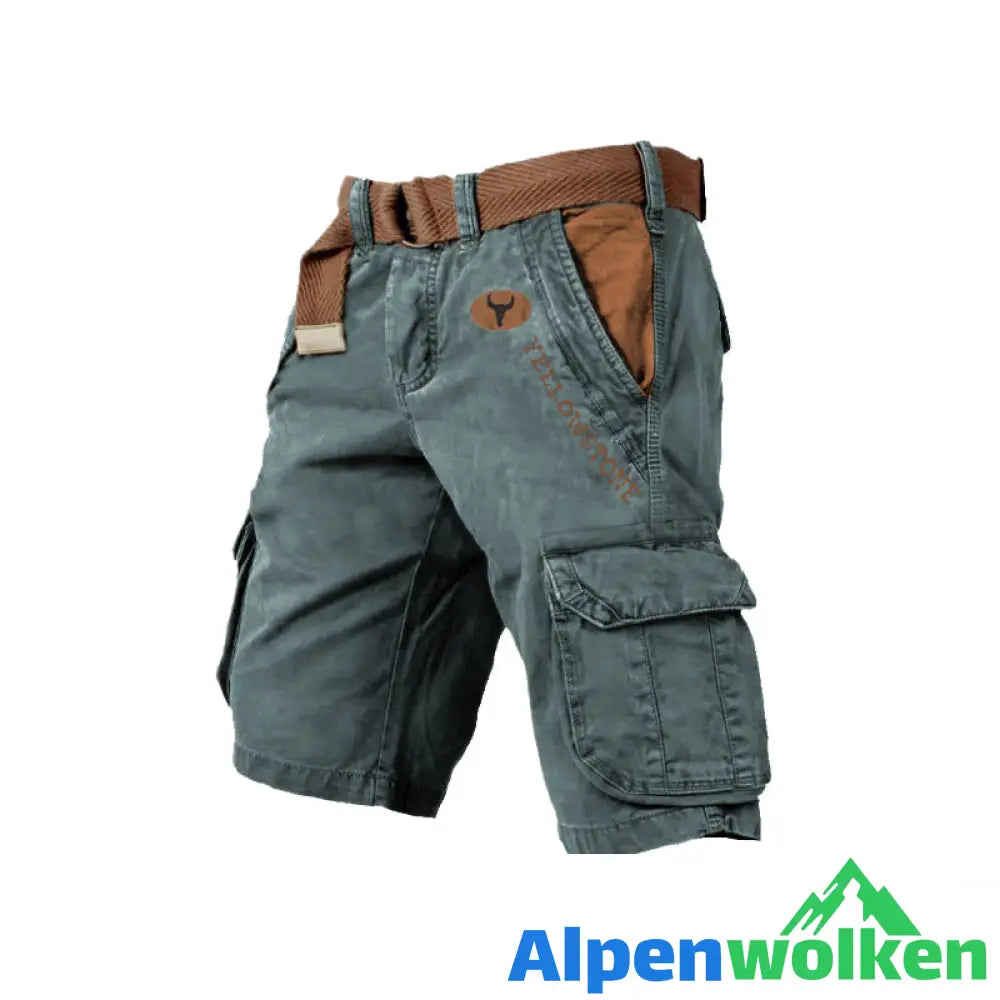 Alpenwolken - Herren-Shorts mit mehreren Taschen——🔥🔥Sommer-Vorverkaufsaktion