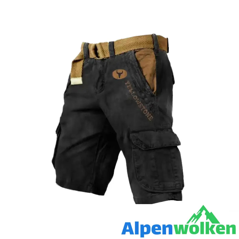 Alpenwolken - Herren-Shorts mit mehreren Taschen——🔥🔥Sommer-Vorverkaufsaktion