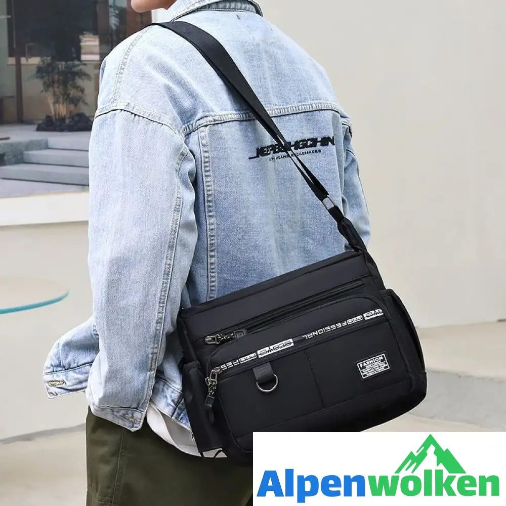 Alpenwolken - 😎Herren Umhängetasche mit mehreren Taschen😎