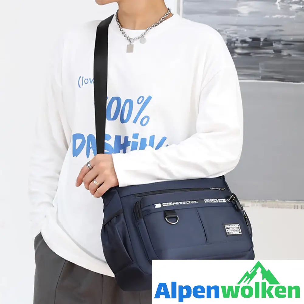 Alpenwolken - 😎Herren Umhängetasche mit mehreren Taschen😎