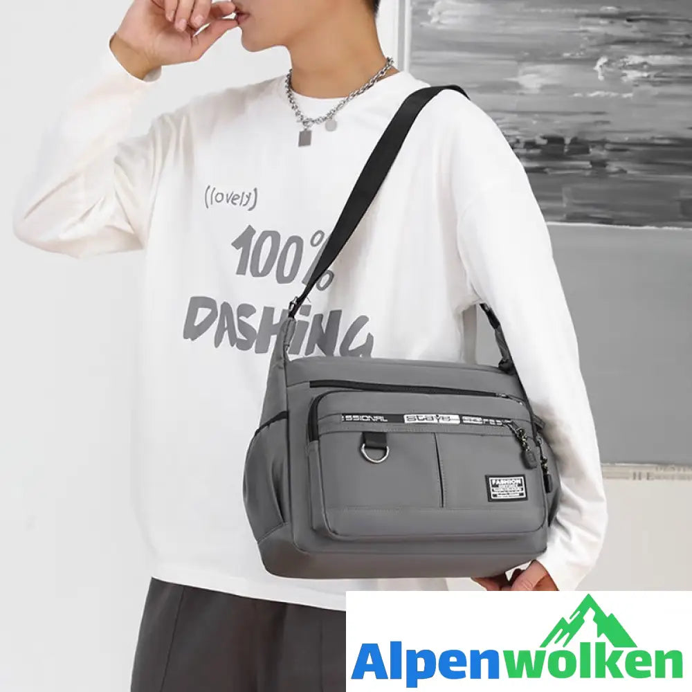 Alpenwolken - 😎Herren Umhängetasche mit mehreren Taschen😎