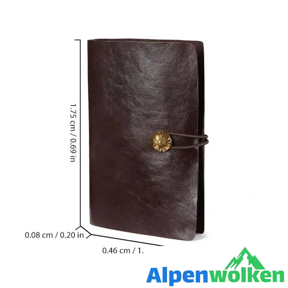 Alpenwolken - Herren Vintage Kartenhalter lange Brieftasche