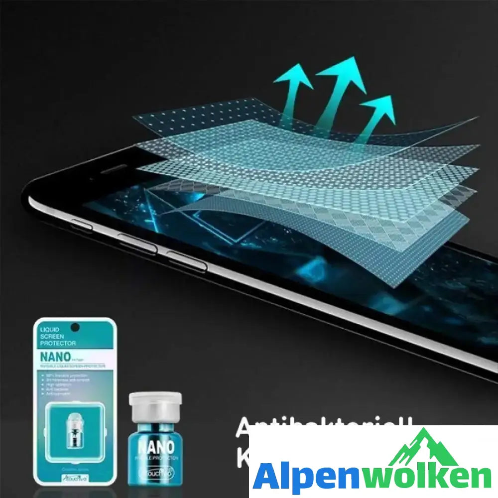 Alpenwolken - Hi-Tech Nano Liquid Screen Protector - Flüssiges Schutzglas