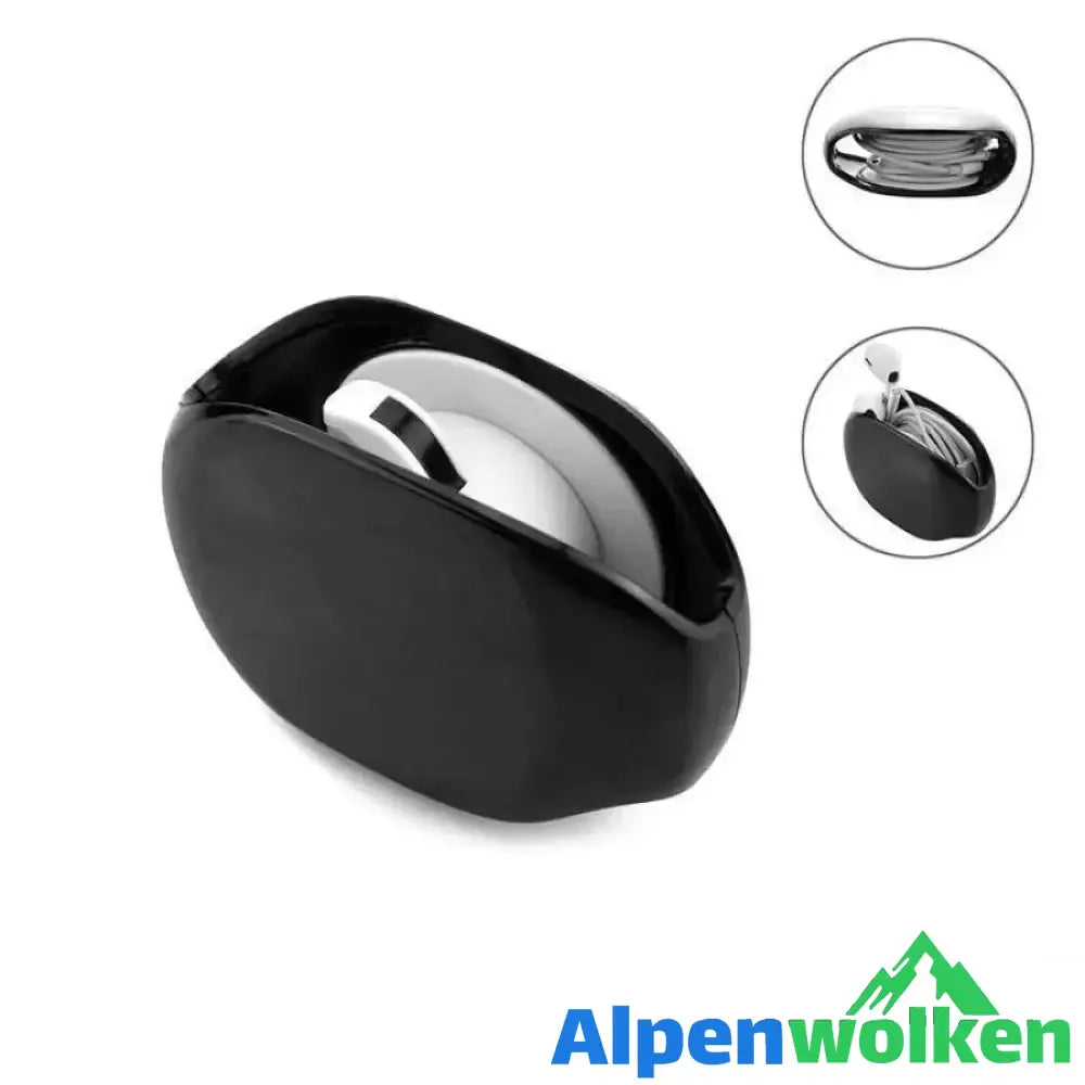 Alpenwolken - Hirundo Wrapfrei drahtloser tragbarer Manager, Schwarz/Weiss