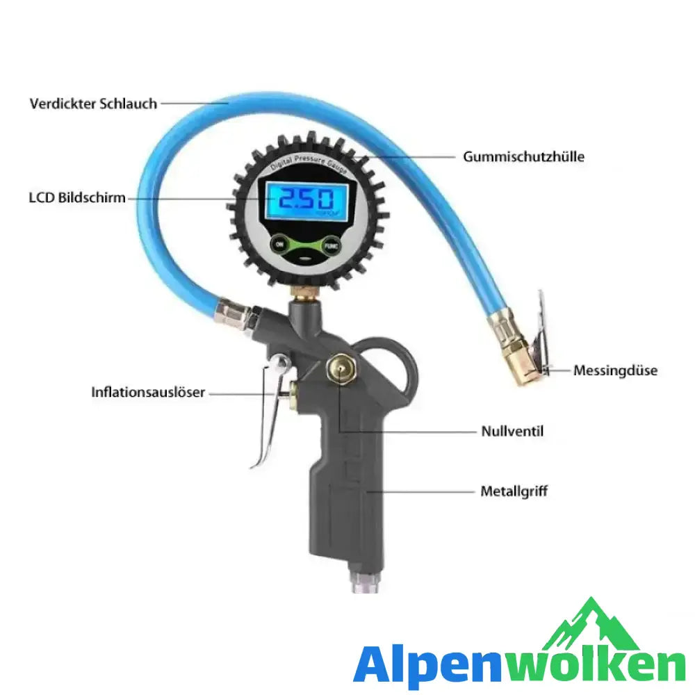 Alpenwolken - Hochpräzises Reifendruckmessgerät