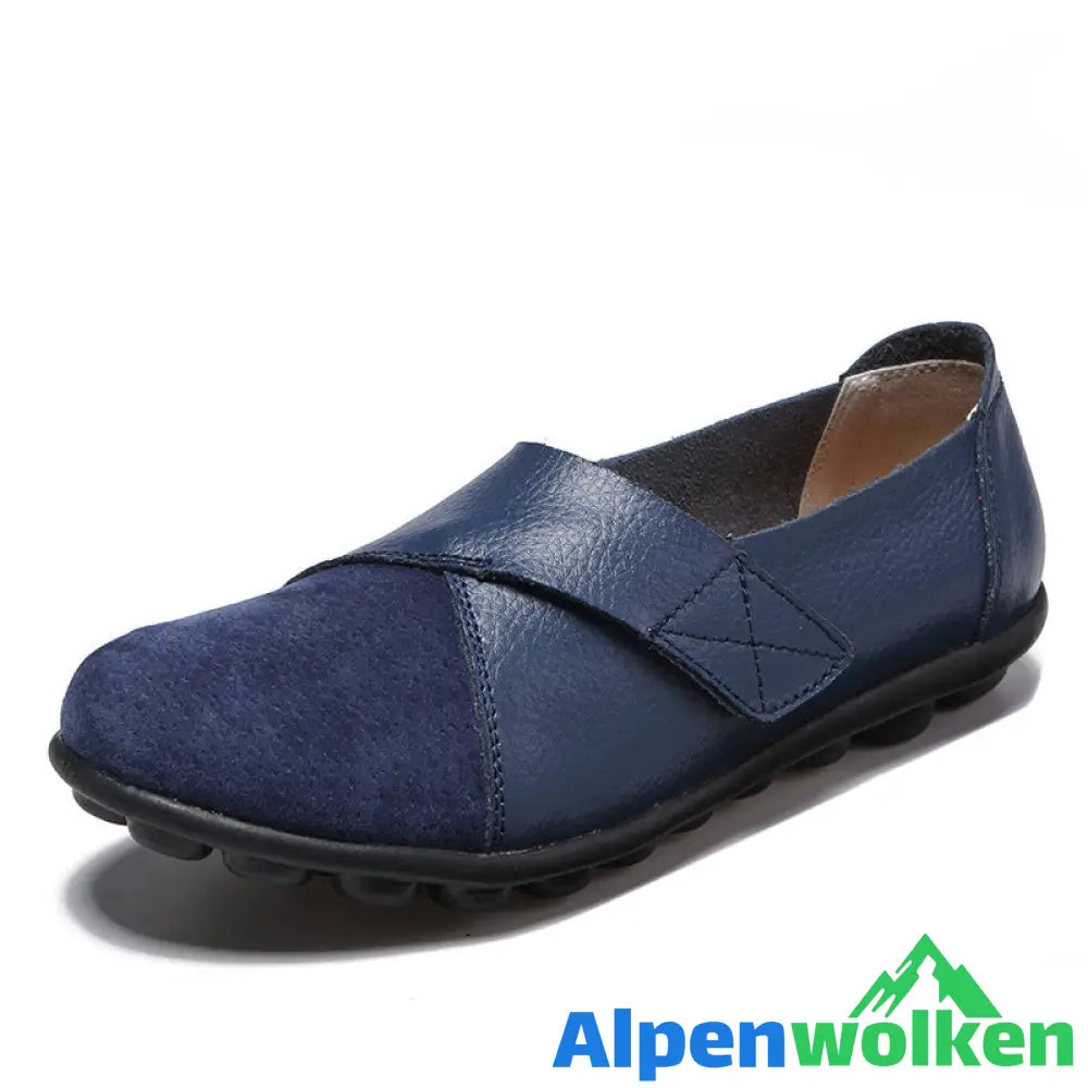 Alpenwolken - Hochwertige orthopädische Schuhe aus echtem, bequemem Leder Loafers