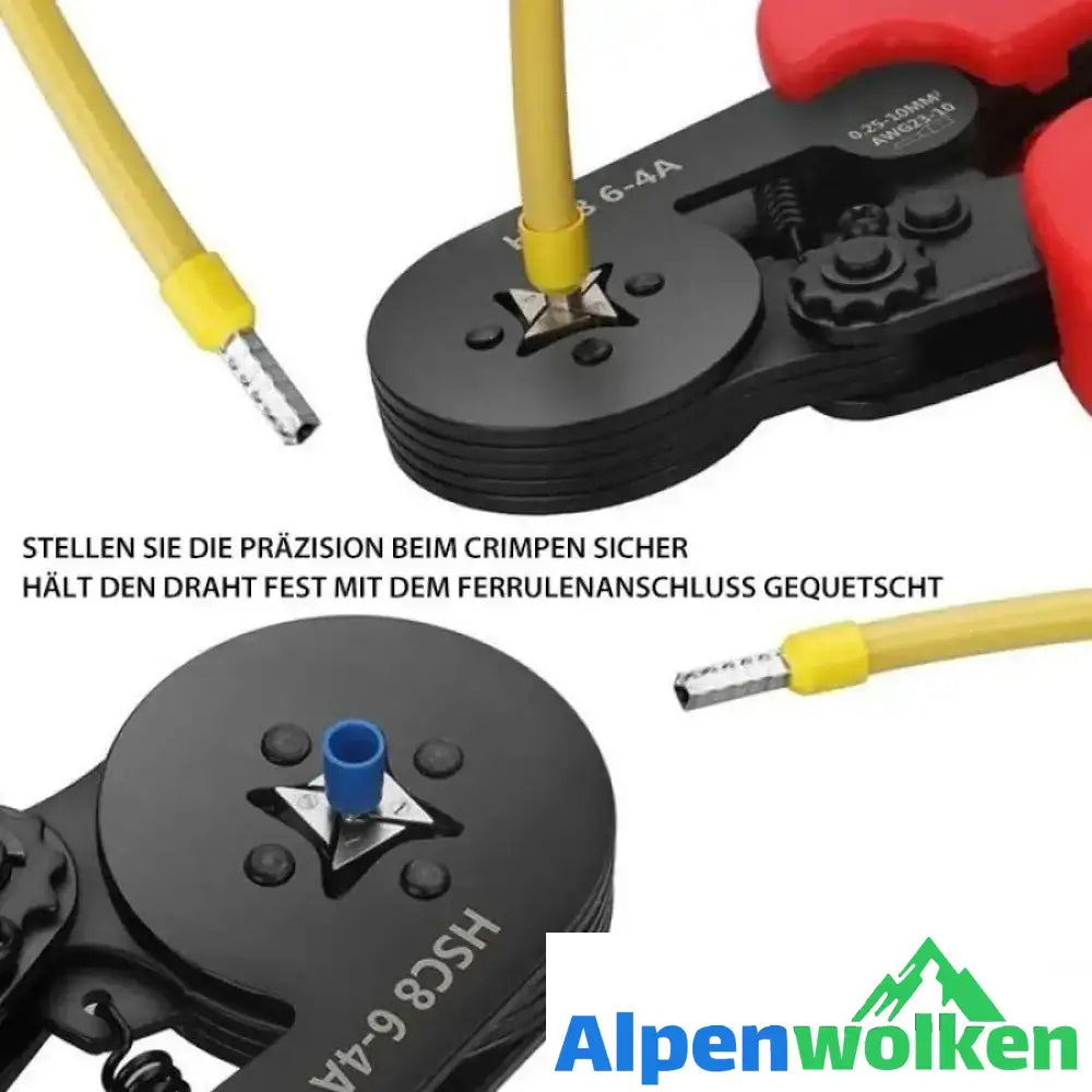 Alpenwolken - Hochwertiges Ferrule Crimpwerkzeug-Kit