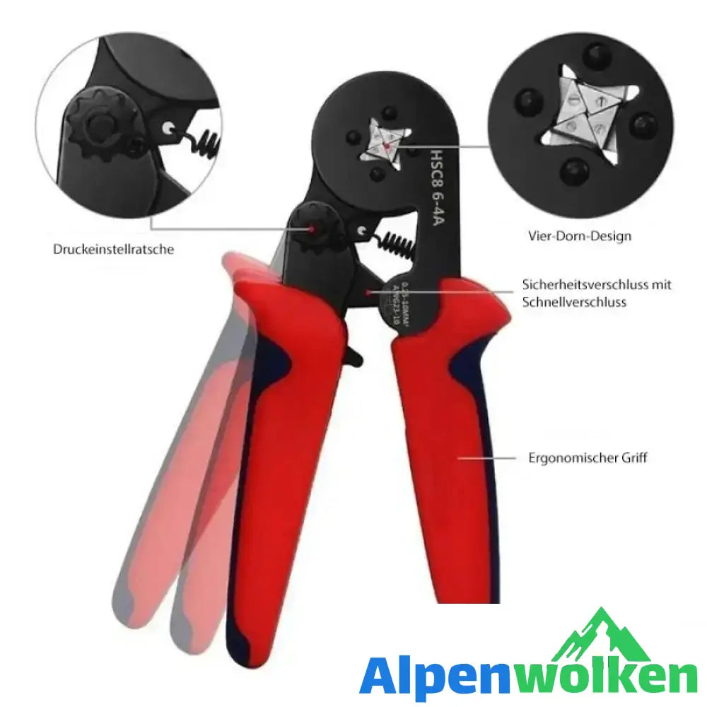 Alpenwolken - Hochwertiges Ferrule Crimpwerkzeug-Kit