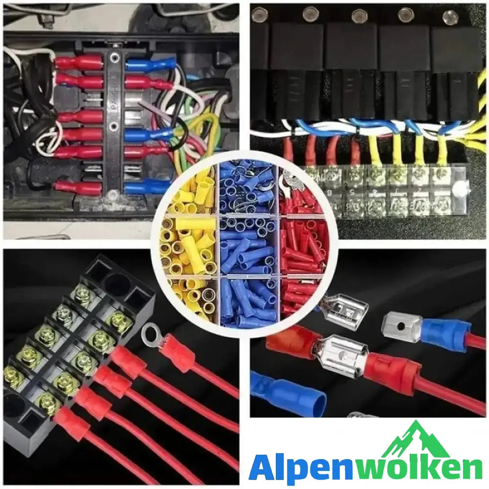 Alpenwolken - Hochwertiges Ferrule Crimpwerkzeug-Kit