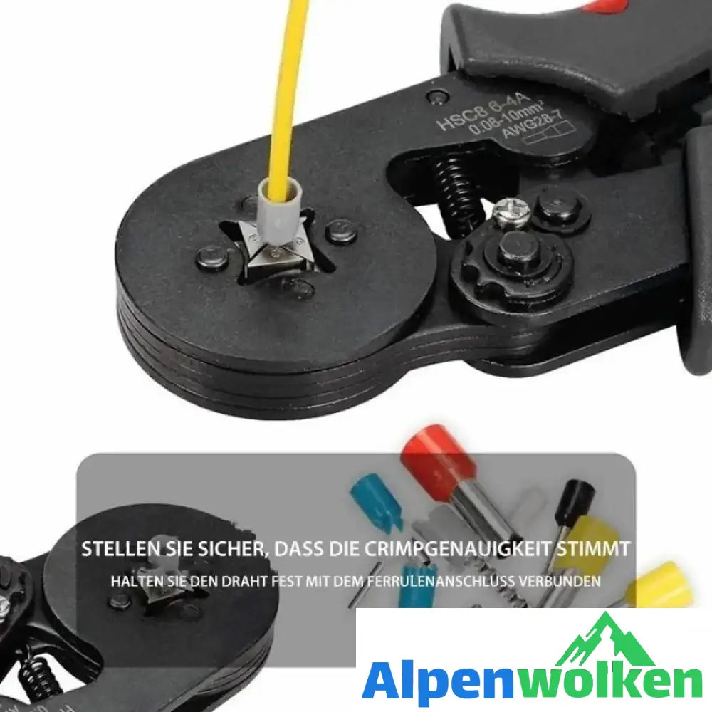 Alpenwolken - Hochwertiges Ferrule Crimpwerkzeug-Kit