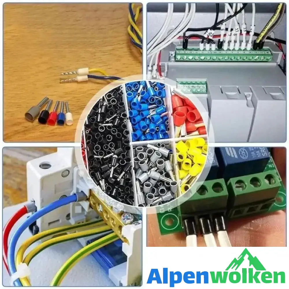 Alpenwolken - Hochwertiges Ferrule Crimpwerkzeug-Kit