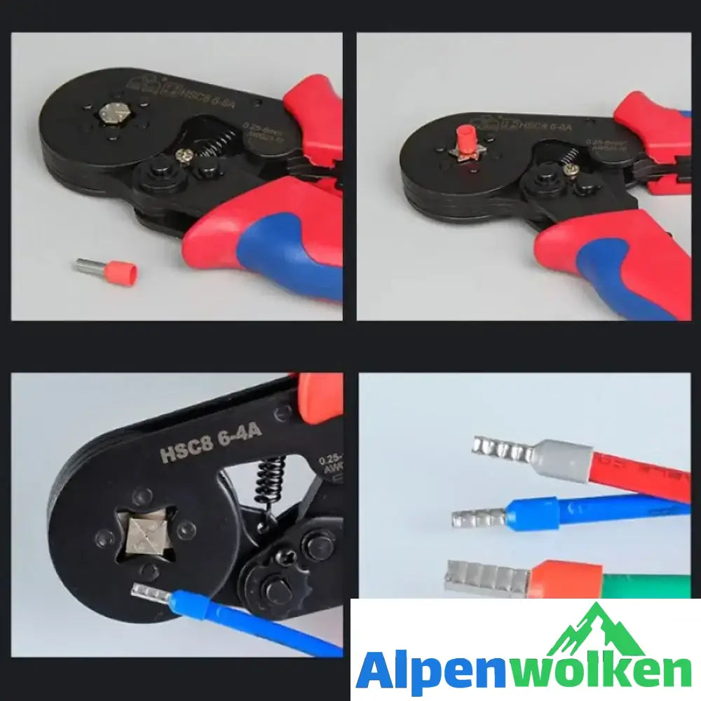 Alpenwolken - Hochwertiges Ferrule Crimpwerkzeug-Kit