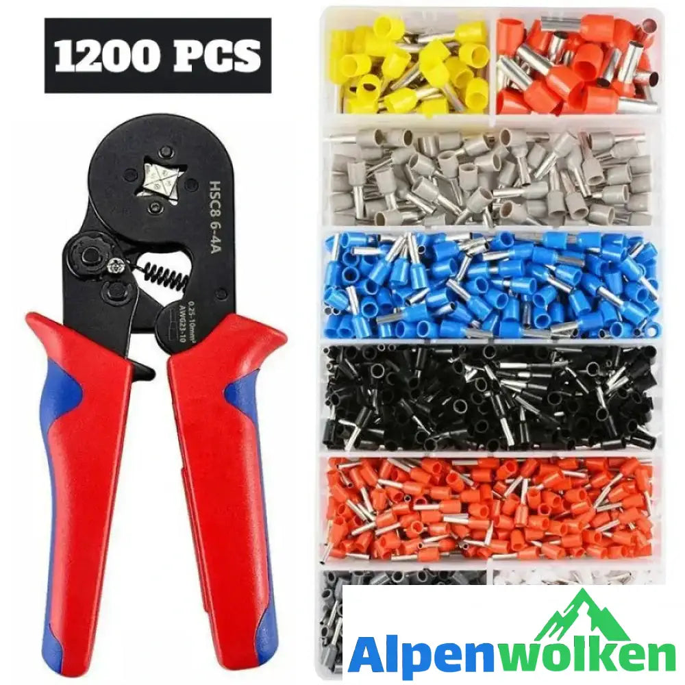 Alpenwolken - Hochwertiges Ferrule Crimpwerkzeug-Kit