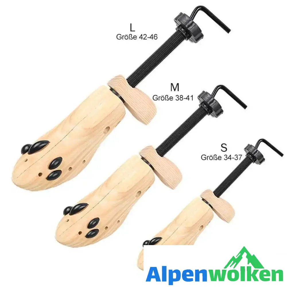 Alpenwolken - Hölzerne Schuhspanner