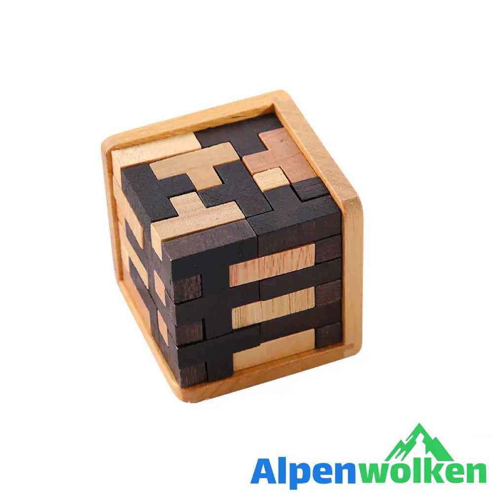 Alpenwolken - Hölzernes Intelligenzspielzeug Brain Teaser Game