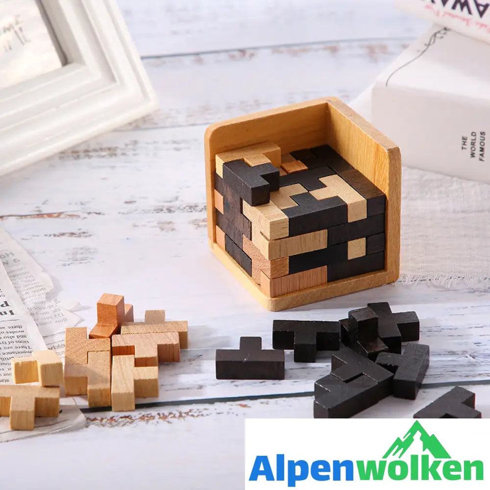 Alpenwolken - Hölzernes Intelligenzspielzeug Brain Teaser Game