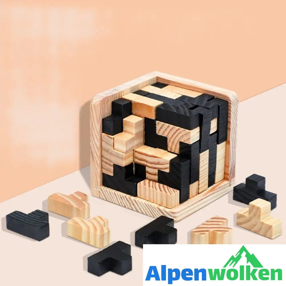 Alpenwolken - Hölzernes Intelligenzspielzeug Brain Teaser Game