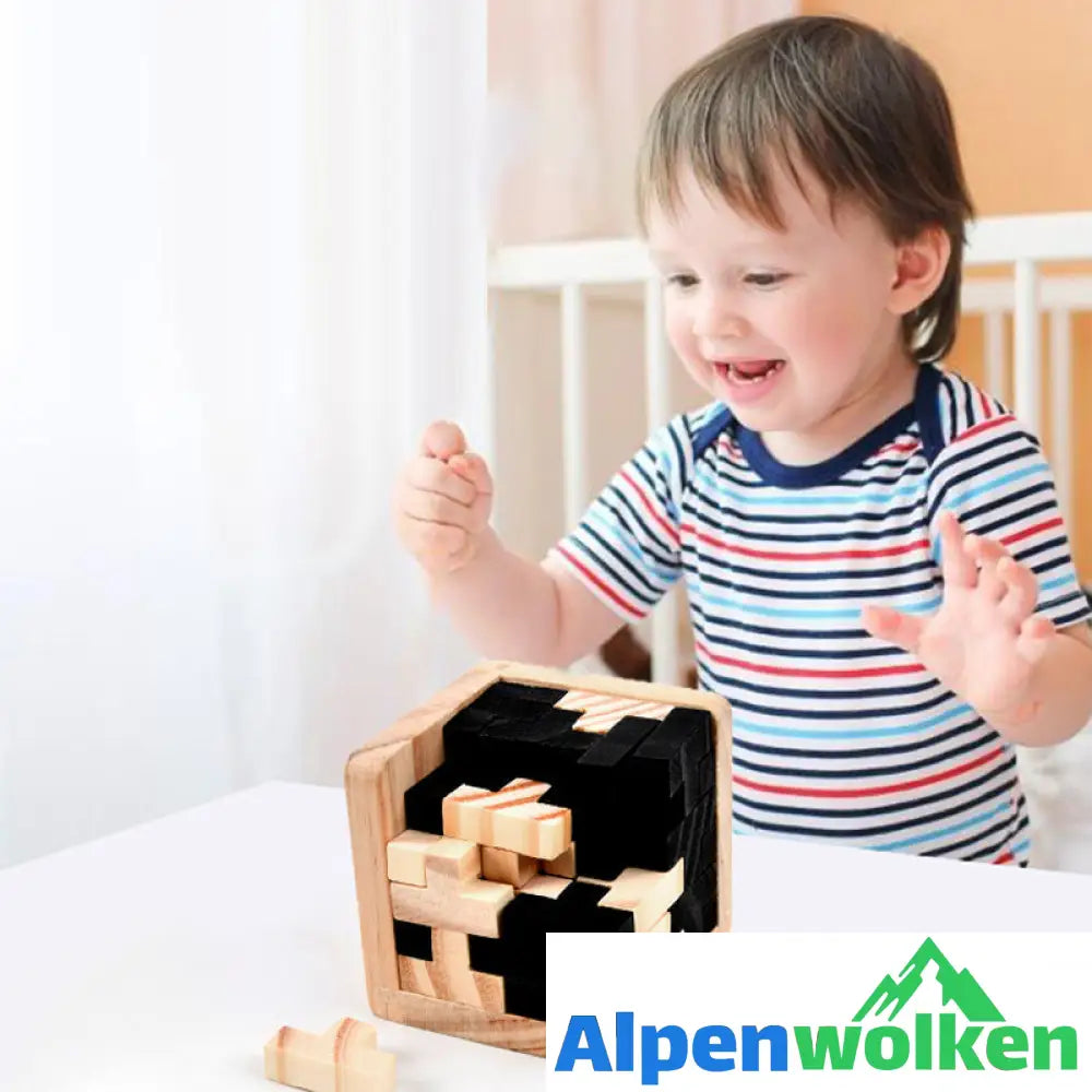 Alpenwolken - Hölzernes Intelligenzspielzeug Brain Teaser Game