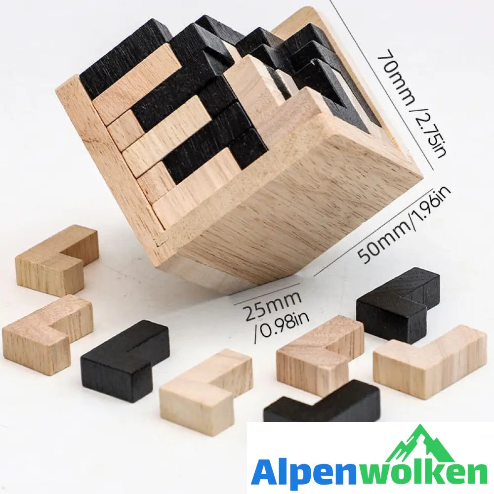 Alpenwolken - Hölzernes Intelligenzspielzeug Brain Teaser Game