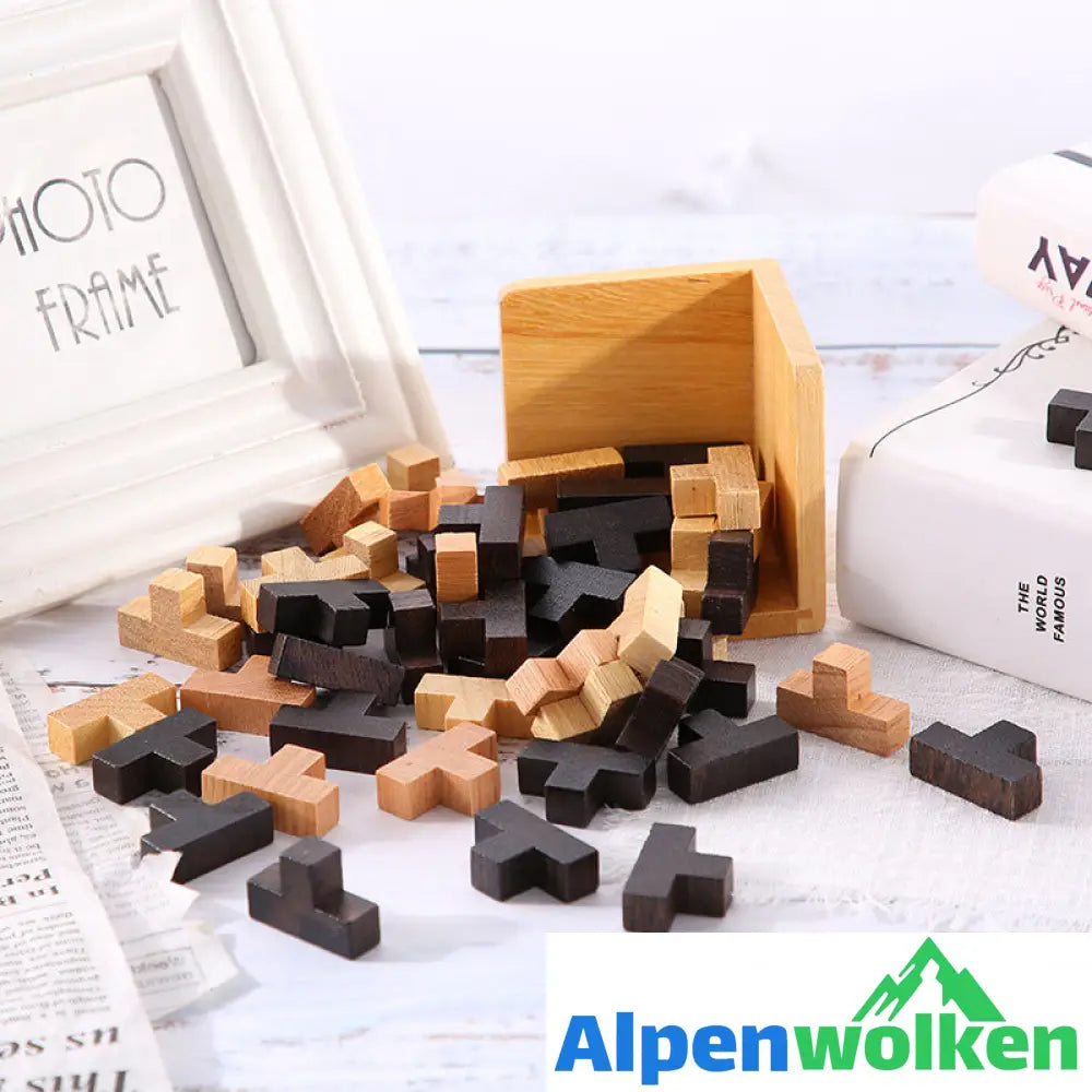 Alpenwolken - Hölzernes Intelligenzspielzeug Brain Teaser Game