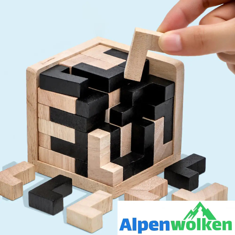 Alpenwolken - Hölzernes Intelligenzspielzeug Brain Teaser Game