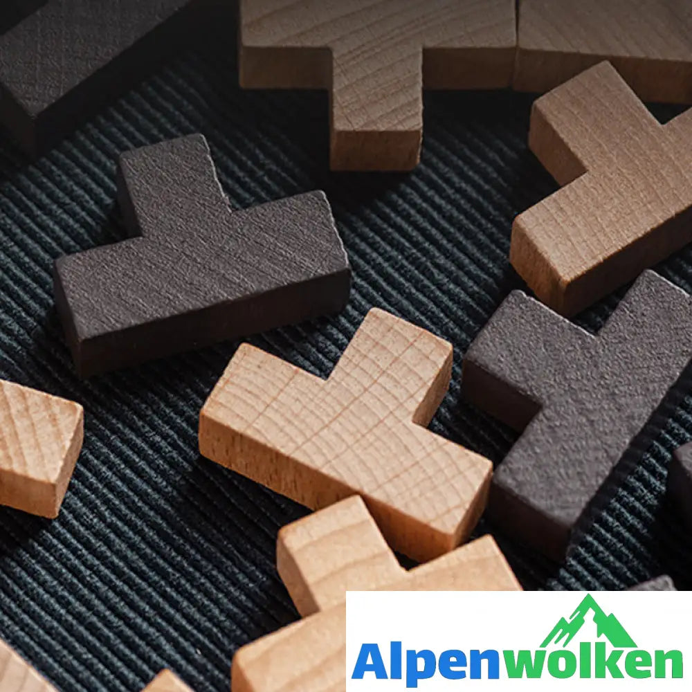 Alpenwolken - Hölzernes Intelligenzspielzeug Brain Teaser Game