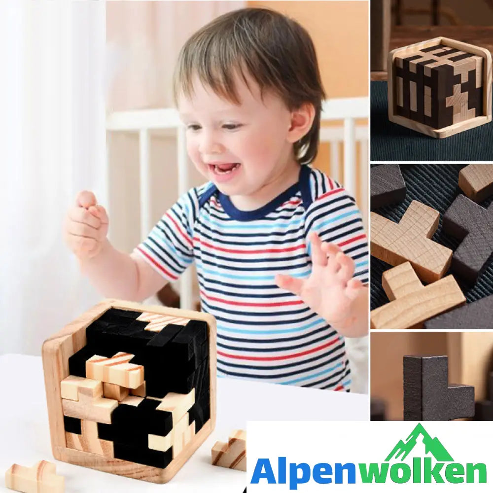 Alpenwolken - Hölzernes Intelligenzspielzeug Brain Teaser Game