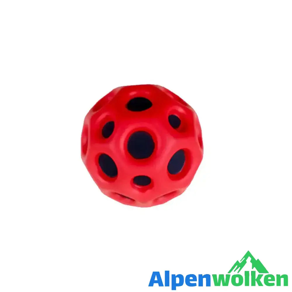 Alpenwolken - Hohe Bounce-Loch-Ball rot