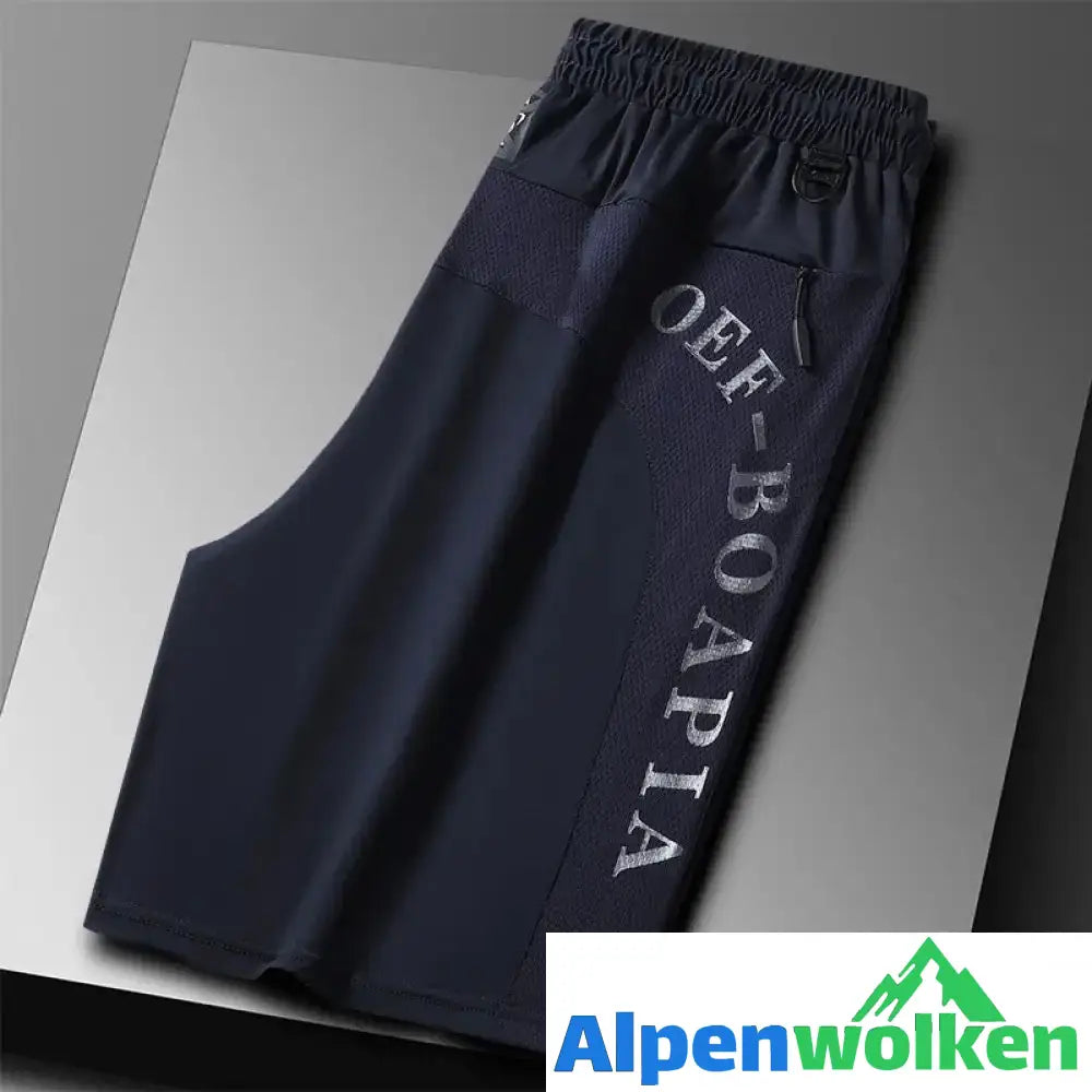 Alpenwolken - Hohe Elastizität Herren Shorts aus Eisseide