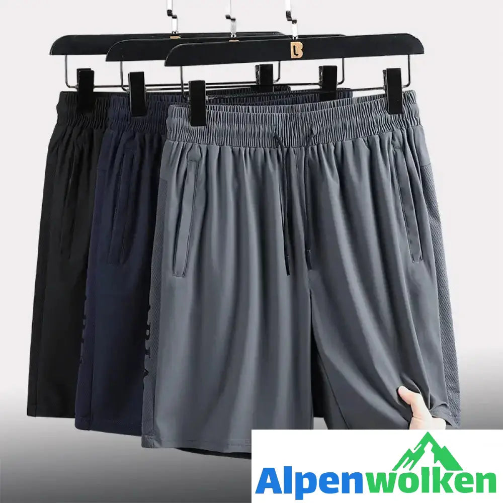 Alpenwolken - Hohe Elastizität Herren Shorts aus Eisseide