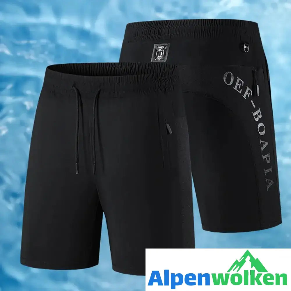 Alpenwolken - Hohe Elastizität Herren Shorts aus Eisseide