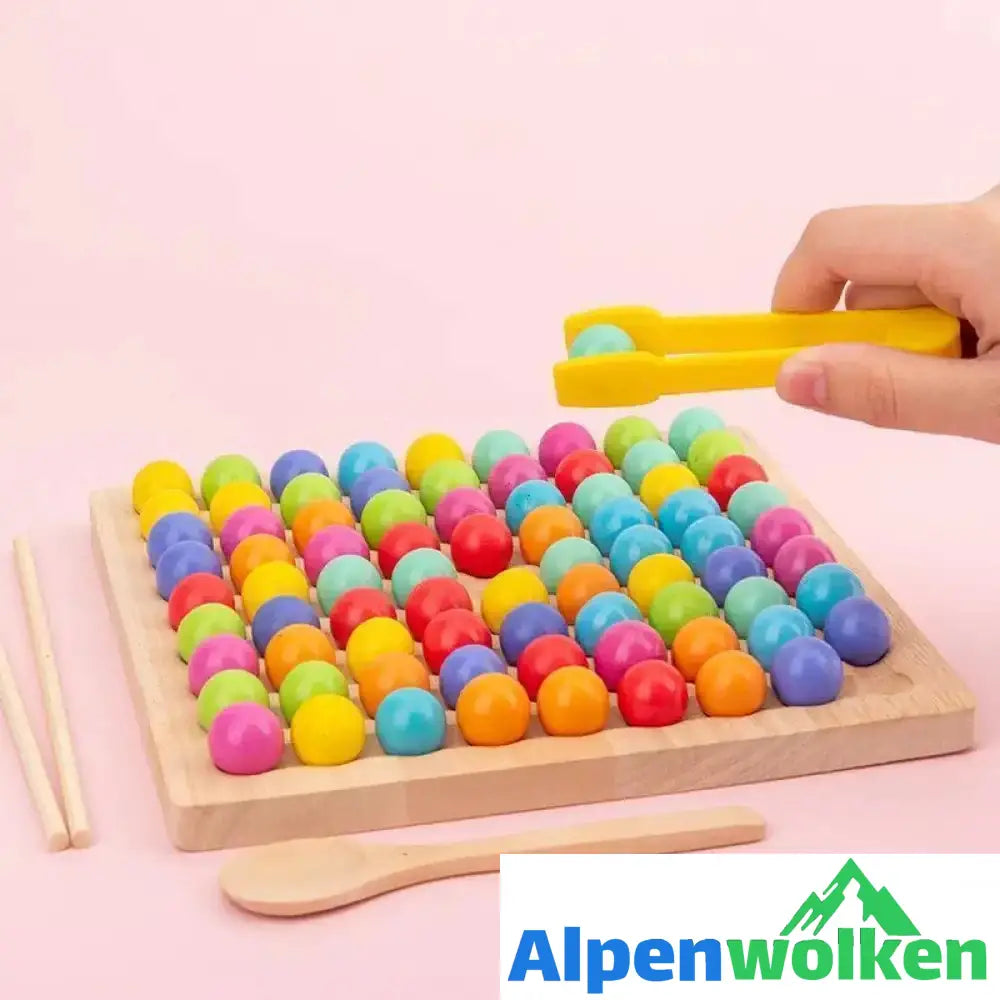 Alpenwolken - Holz Perlen Lernspielzeug