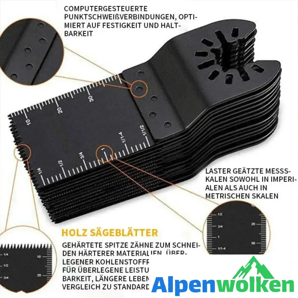 Alpenwolken - Holz Sägeblätter