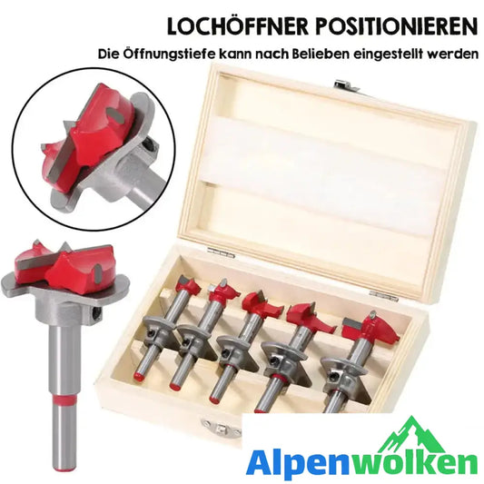 Alpenwolken - 😮 Holzbearbeitung Positionierung Bohrer-Set👍