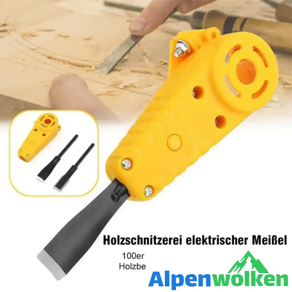 Alpenwolken - Holzschnitzerei elektrischer Meißel