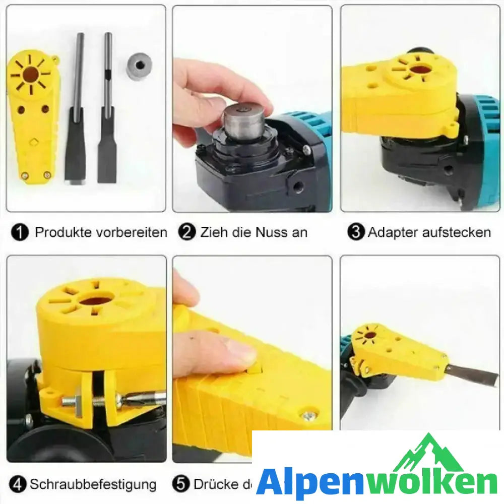 Alpenwolken - Holzschnitzerei elektrischer Meißel