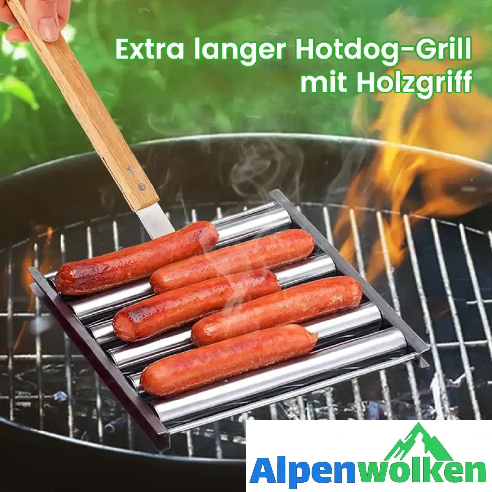 Alpenwolken - Hotdog Roller Wurstbrötchenständer aus Edelstahl