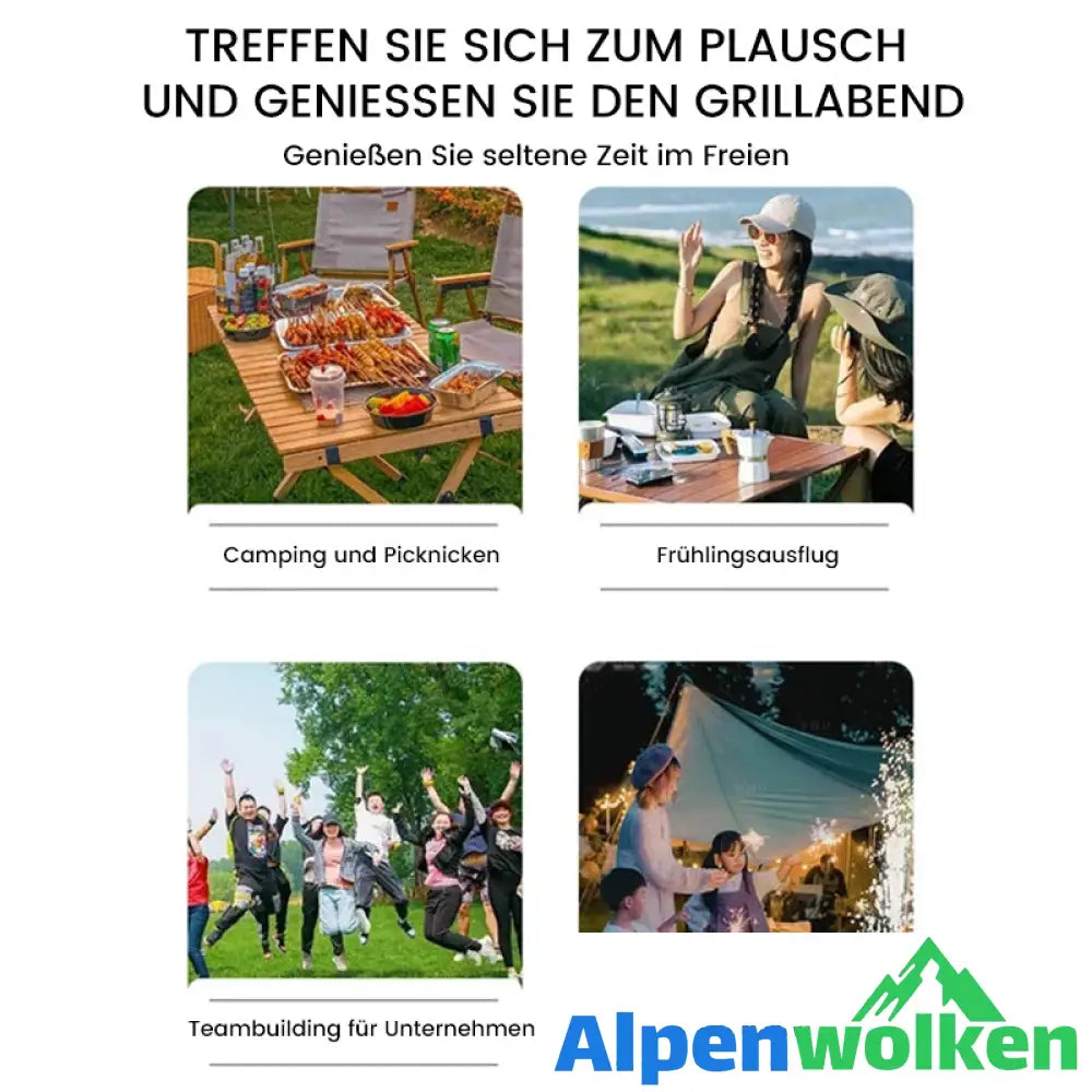 Alpenwolken - Hotdog Roller Wurstbrötchenständer aus Edelstahl