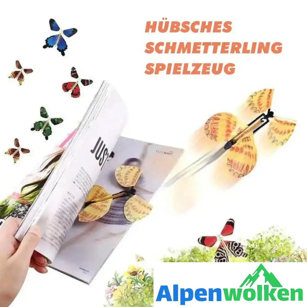 Alpenwolken - Hübsches Schmetterling Spielzeug, 5/ 10 Stück