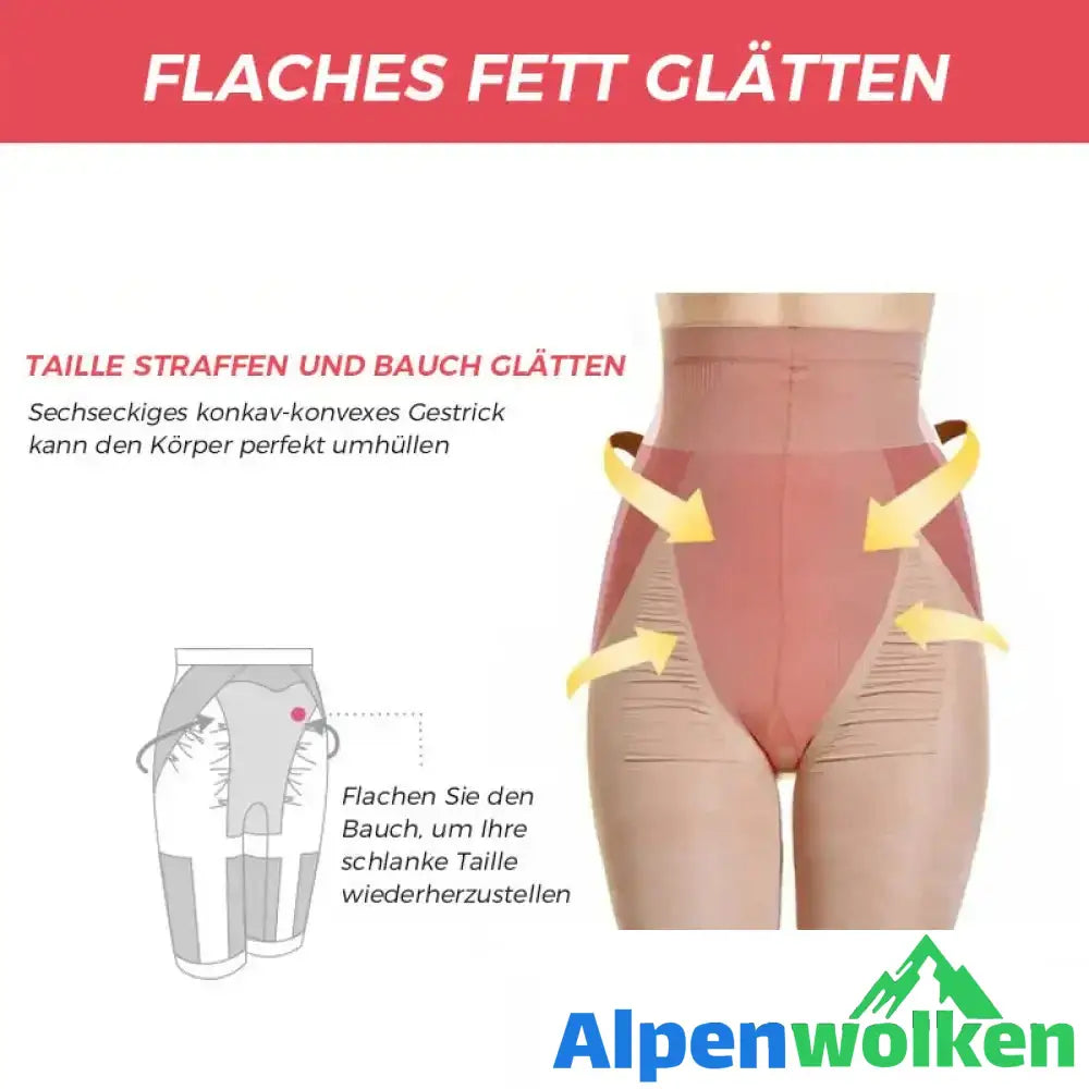 Alpenwolken - Hüfthebende Body Shaper Shorts